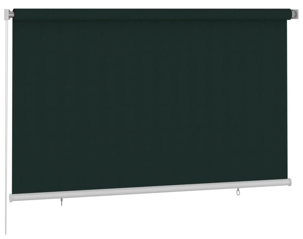 Roleta zewnętrzna, 240x140 cm, ciemnozielona, HDPE