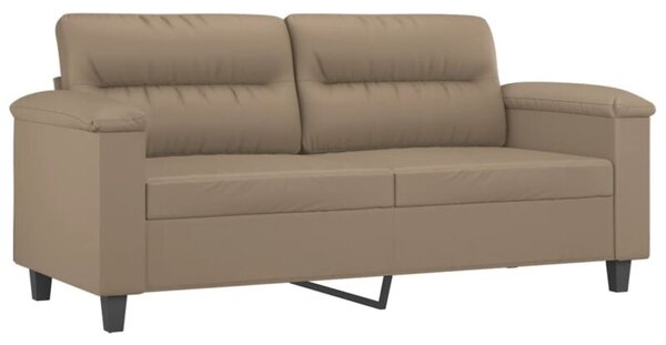Sofa, 2-osobowa kolor cappuccino, 140 cm, sztuczna skÃ³ra