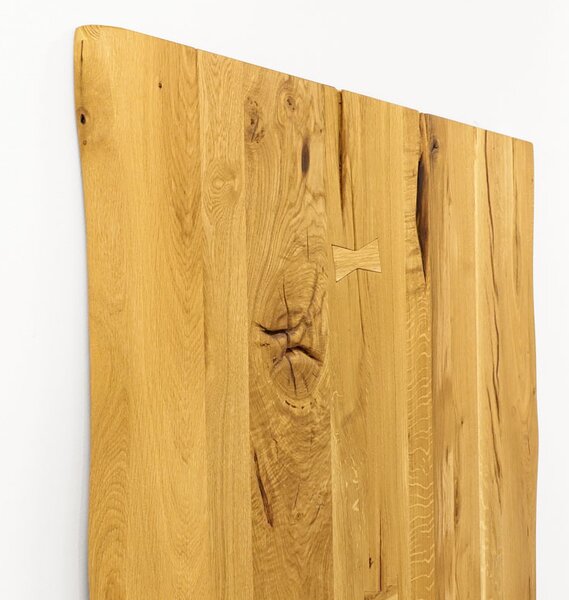 Drzwi przesuwne drewniane dębowe jednoskrzydłowe ONE BOARD RUSTIC olej naturalny