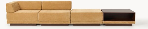 Sofa modułowa ze stolikiem kawowym i pufem Colin (4-osobowa)
