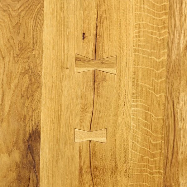Drzwi przesuwne drewniane dębowe jednoskrzydłowe ONE BOARD RUSTIC olej naturalny