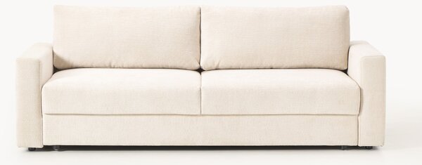 Sofa rozkładana z aksamitu z miejscem do przechowywania Tasha (3-osobowa)