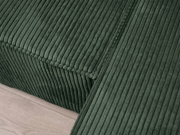 Rozkładana narożna sofa SMART COSARO ciemnozielona, dwustronna + 2 poduszki GRATIS