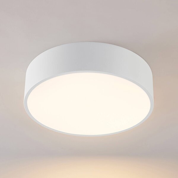 Lampa sufitowa LED Noabelle Arcchio, możliwość ściemniania, biały / opal, kuchnia, metal, nowoczesny