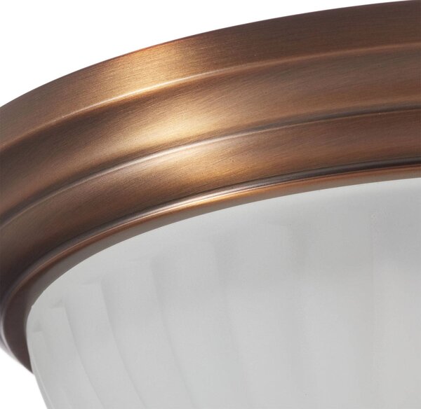 Steinhauer Lampa sufitowa CALLA, możliwość ściemniania, brązowy / mosiężny, salon / jadalnia, metal, antyczny