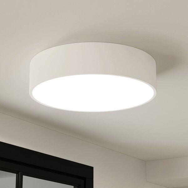 Lampa sufitowa LED Noabelle Arcchio, możliwość ściemniania, biały / opal, kuchnia, metal, nowoczesny