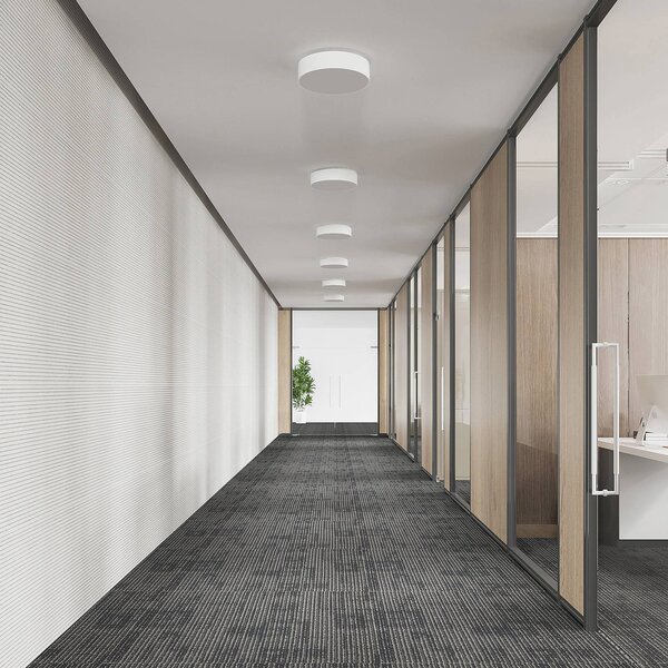 Lampa sufitowa LED Vanida Arcchio, możliwość ściemniania, biały / opal, kuchnia, aluminium, nowoczesny