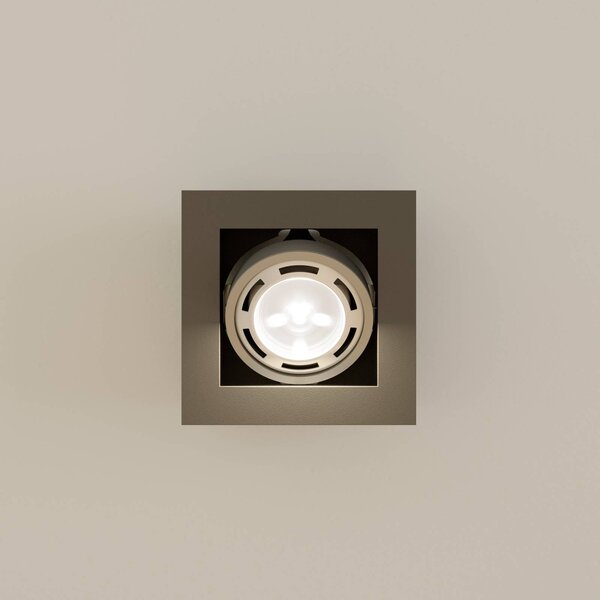 Lampa sufitowa Ronka Arcchio, możliwość ściemniania, czarny, salon / jadalnia, aluminium, nowoczesny