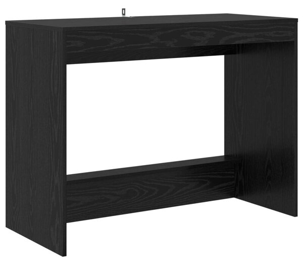 Nowoczesne biurko łóżkowe w minimalistycznym stylu - czarny dąb