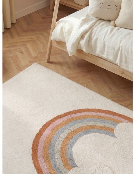 Kremowy bawełniany dywan dziecięcy odpowiedni do prania/tkany ręcznie 140x200 cm Snuggle Petite – Hanse Home