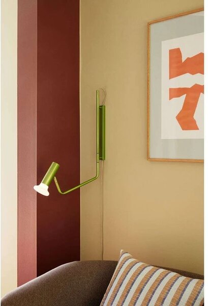 Hübsch - Wally Lampa Ścienna Green
