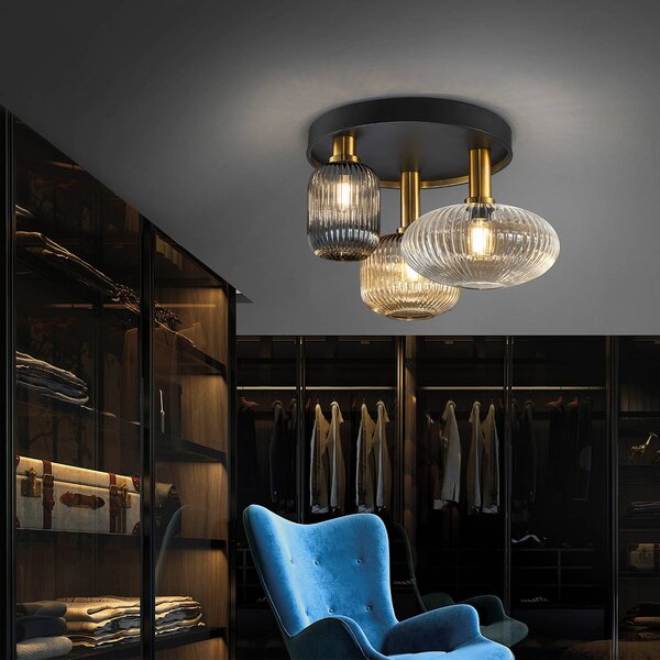 Schuller Valencia Lampa sufitowa Norma, możliwość ściemniania, multikolor, salon / jadalnia, metal