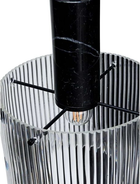 Hübsch - Revolve Lampa Wiszaca Large Textured/Black