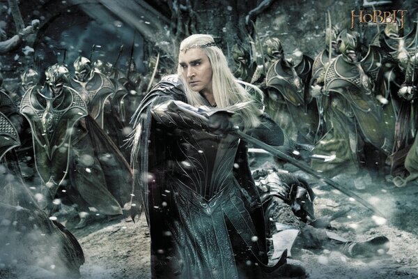 Druk artystyczny Hobbit - Thranduil