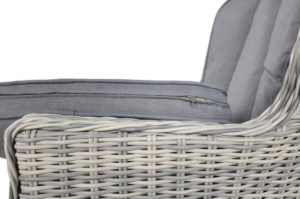 Meble z technorattanu RAVENA White Grey