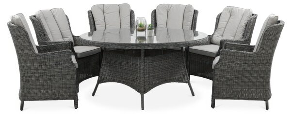 Meble z technorattanu RAVENA Dark Grey