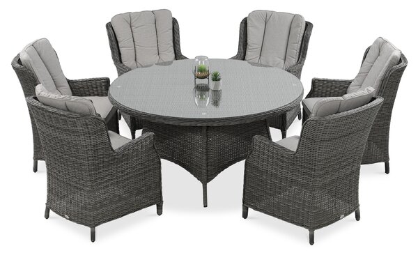 Meble z technorattanu RAVENA Dark Grey