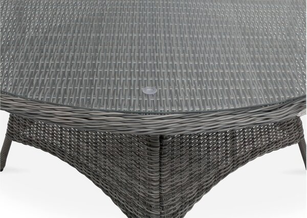 Meble z technorattanu RAVENA Dark Grey