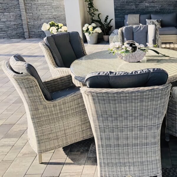 Meble z technorattanu RAVENA Dark Grey