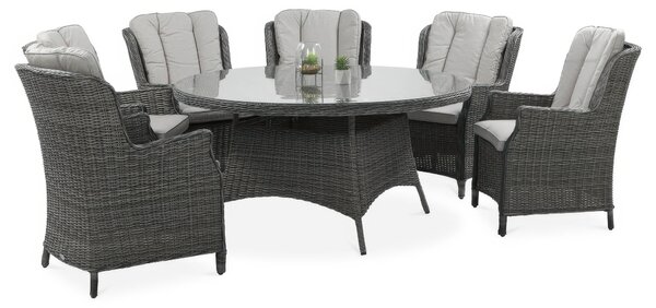 Meble z technorattanu RAVENA Dark Grey