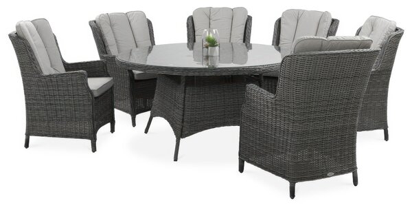 Meble z technorattanu RAVENA Dark Grey