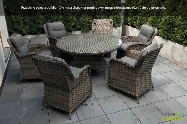 Meble z technorattanu BARCELONA Melange