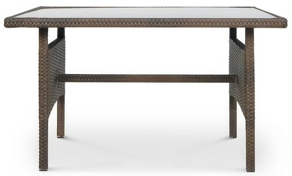 Narożnik z technorattanu CORTINA + FOTEL Brown