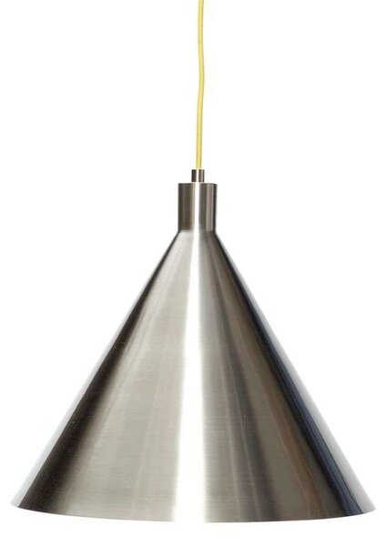 Hübsch - Lampa Wisząca Ø40 Nickel/Yellow