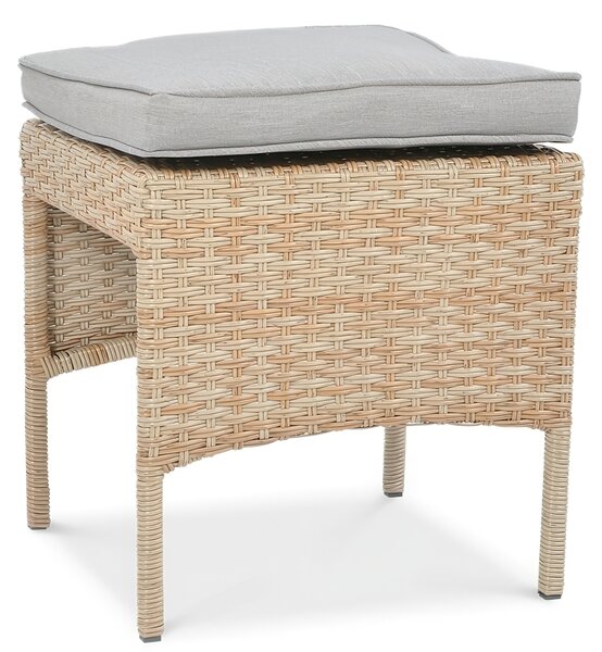 Narożnik z technorattanu CORTINA + FOTEL Beige