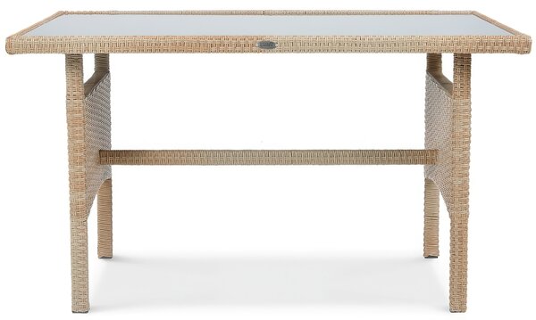 Narożnik z technorattanu CORTINA + FOTEL Beige