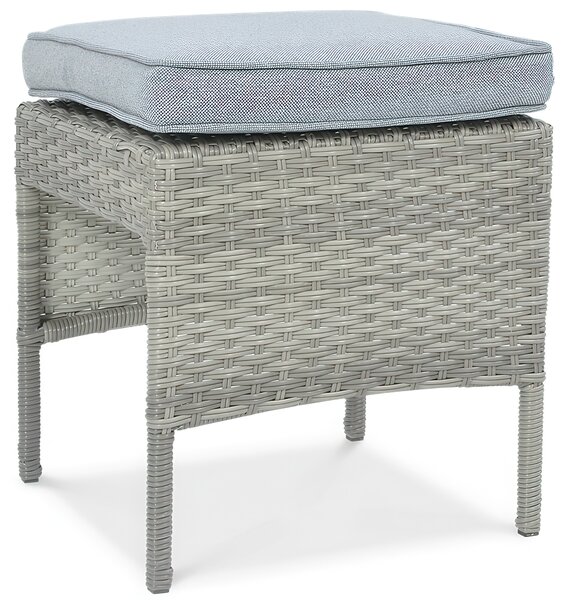 Narożnik z technorattanu CORTINA + FOTEL Dolphin Grey