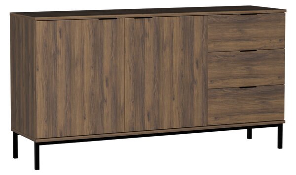Komoda K2D3SZ 150 cm PULA orzech warmia