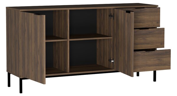 Komoda K2D3SZ 150 cm PULA orzech warmia