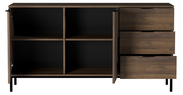 Komoda K2D3SZ 150 cm PULA orzech warmia