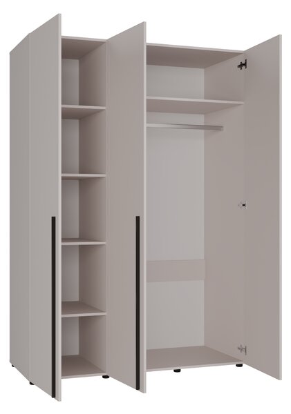 Szafa z drzwiami SZ3D DOMINO cashmere