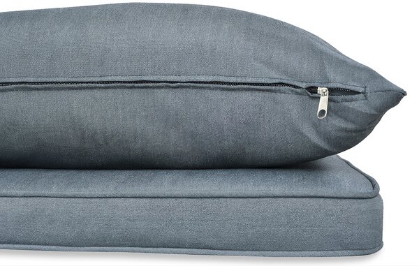 Narożnik z technorattanu IBIZA + FOTEL Grey