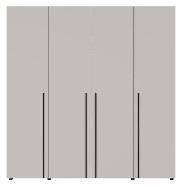 Szafa z drzwiami 4D DOMINO cashmere