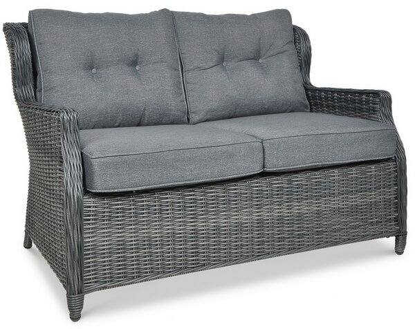 Meble z technorattanu TRIVENTO 2 Dark Grey