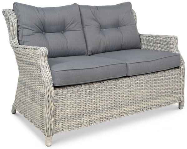 Meble z technorattanu TRIVENTO 2 White Grey