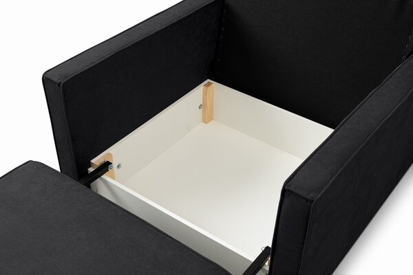 Sofa 1 os. VESSA Czarna