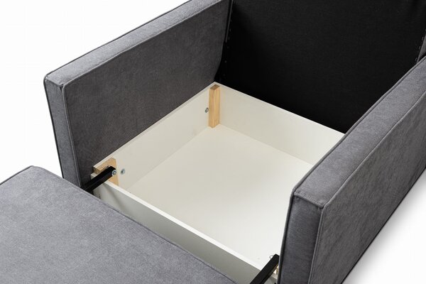Sofa 1 os. VESSA Szara