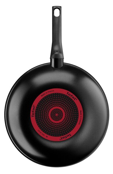 Patelnia z powłoką nieprzywierającą wok ø 28 cm Simply Clean Red B5671953 – Tefal