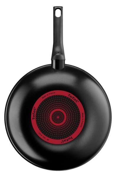 Patelnia z powłoką nieprzywierającą wok ø 28 cm Simply Clean Red B5671953 – Tefal