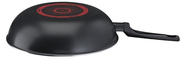 Patelnia z powłoką nieprzywierającą wok ø 28 cm Simply Clean Red B5671953 – Tefal