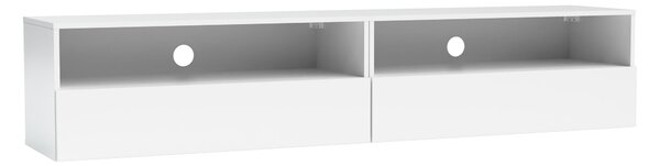 Szafka RTV 200 cm TEBRIS biały mat