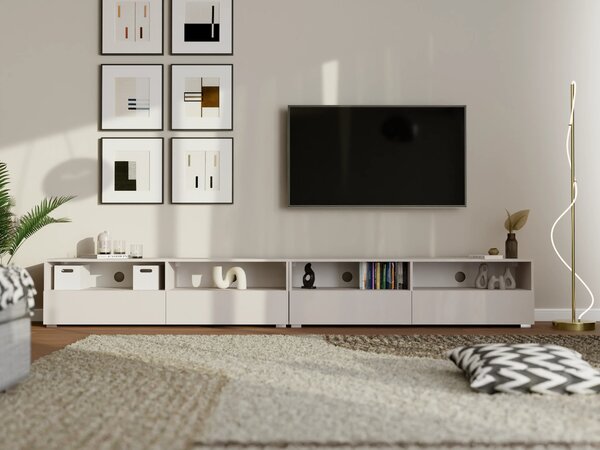 Szafka RTV 300 cm TEBRIS cashmere