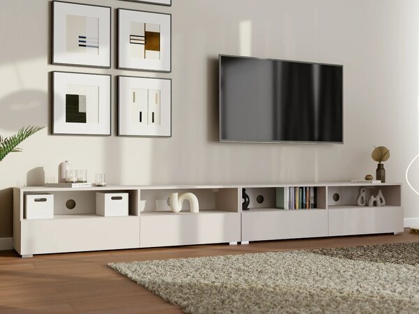 Szafka RTV 300 cm TEBRIS cashmere