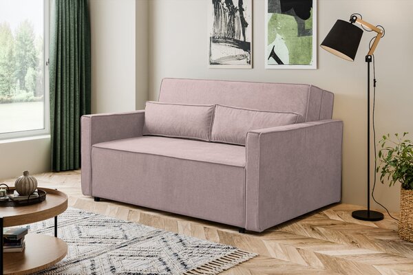 Sofa 2 os. VESSA Różowa