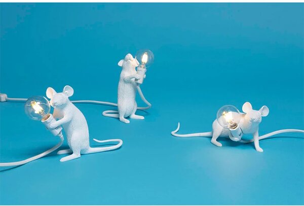SELETTI - Mouse Lamp Lop Lying Down Lampa Stołowa