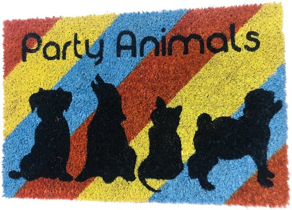 Wycieraczka ROZENBAL Party Animals 60 x 40 cm